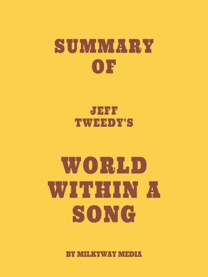 cover image of Summary of Jeff Tweedy's World Within a Song